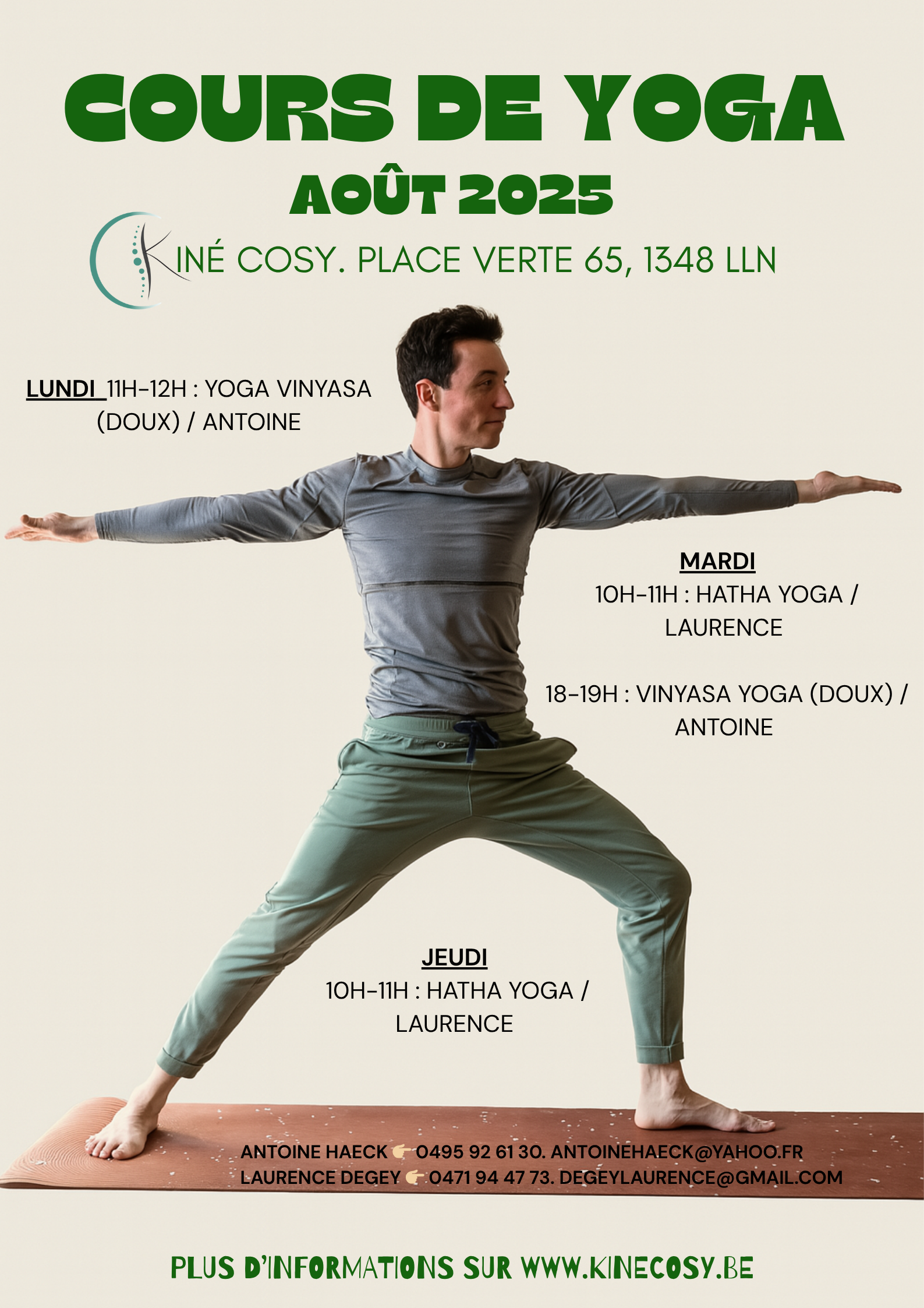 yoga été LLN